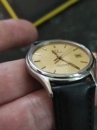 Omega Seamaster Quartz Reloj Dorado