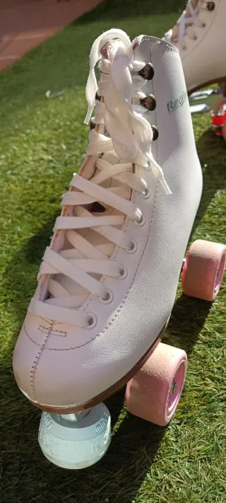Patines artísticos blancos talla 34