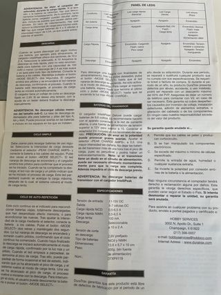 Cargador IntelliPeak DeAgostini NiMH