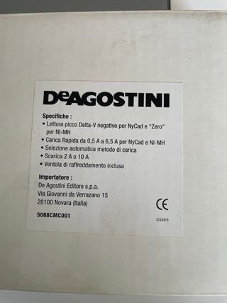 Cargador IntelliPeak DeAgostini NiMH