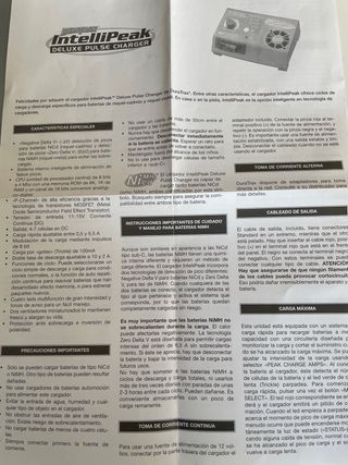 Cargador IntelliPeak DeAgostini NiMH