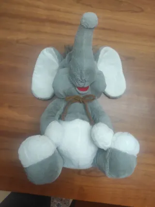 Peluche Elefante Gris