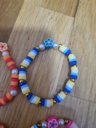4 Pulseras de Arcilla Polimérica