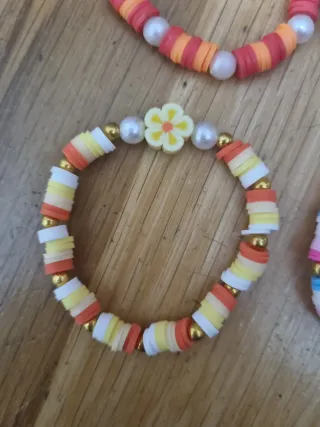 4 Pulseras de Arcilla Polimérica