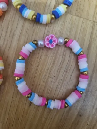 4 Pulseras de Arcilla Polimérica