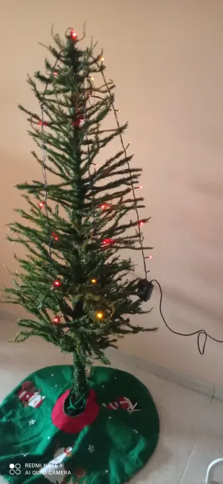 Árbol Navidad + Faldón + Luces( no envio)