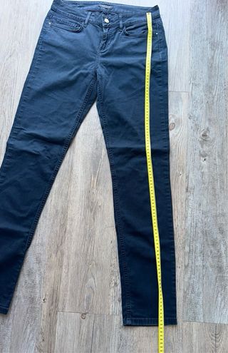 Pantalones rectos mujer azul