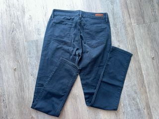 Pantalones rectos mujer azul