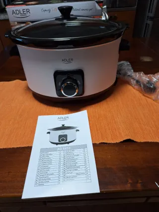 Slow Cooker Adler AD 6413 Capacità 5,8L