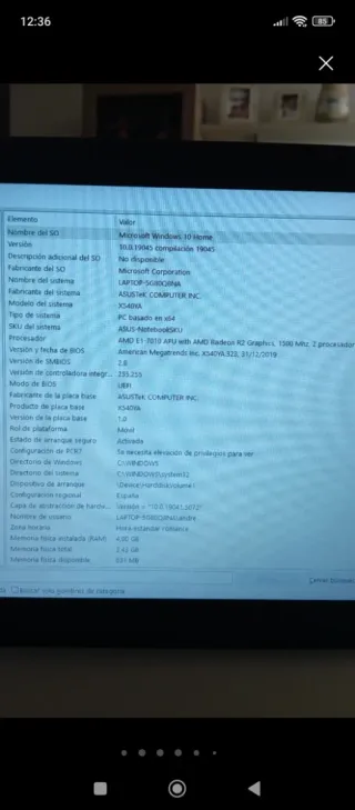 Portatile ASUS beige