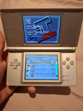 Nintendo DS Lite Plata