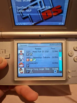 Nintendo DS Lite Plata