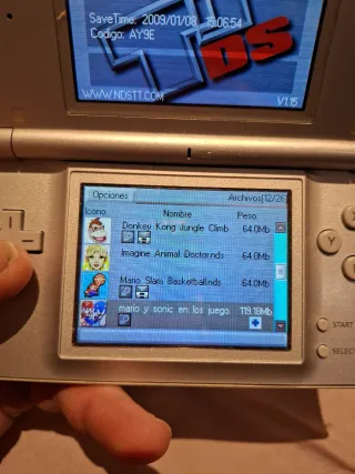 Nintendo DS Lite Plata