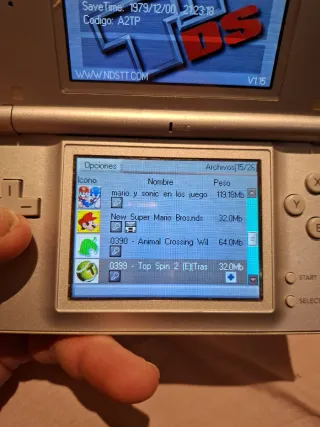 Nintendo DS Lite Plata