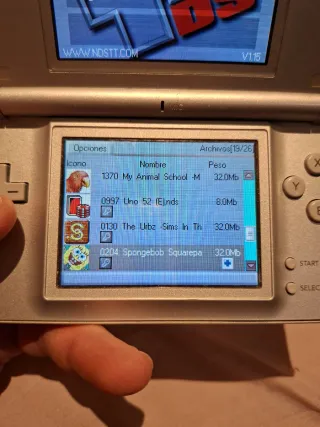 Nintendo DS Lite Plata