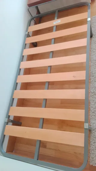 2 Somieres y colchones cama 90x190