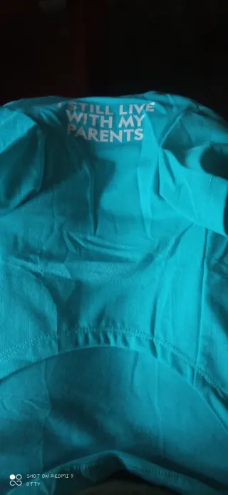 Camiseta para mascota azul turquesa