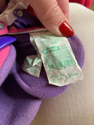 Patines en línea rosas para niña Oxelo número 26