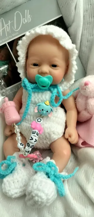 Bebé Reborn Silicona Mini 19cm