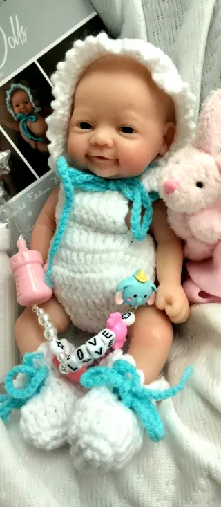 Bebé Reborn Silicona Mini 19cm