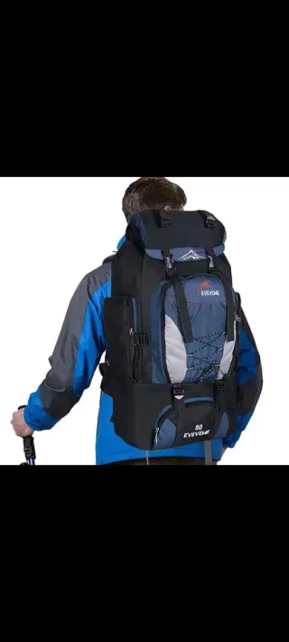 Mochila 80L Senderismo Camping Montañismo