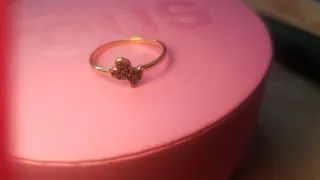 Anillo Tous plata bañado en oro