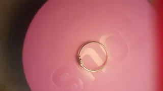 Anillo Tous plata bañado en oro