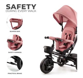 Triciclo evolutivo rosa