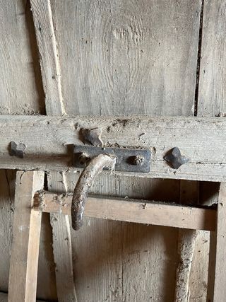 Trillo de madera antiguo