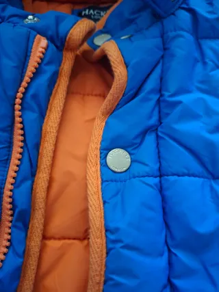 Chaleco niño Hackett azul y naranja