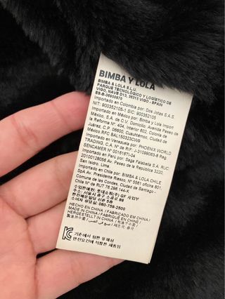 Abrigo Bimba y Lola talla M