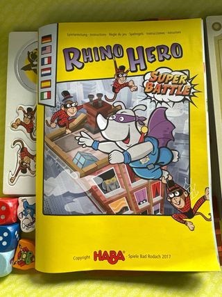 Rhino Hero Super Battle Juego de Mesa