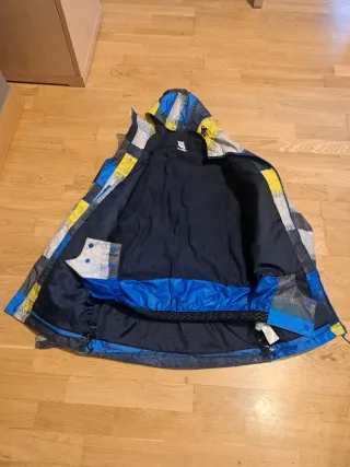 Abrigo de esquí multicolor