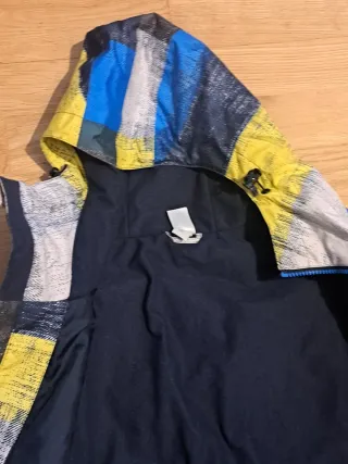 Abrigo de esquí multicolor