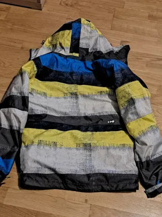 Abrigo de esquí multicolor