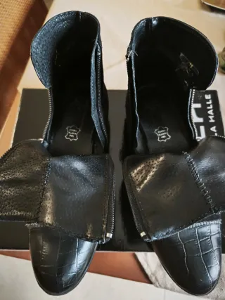 Botines piel negros Talla 37