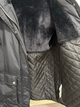 Parka Zara Negra Mujer