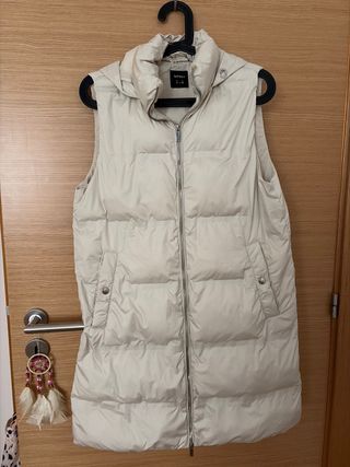 Colete comprido Lefties bege S