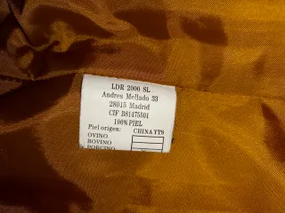 Chaqueta mujer Piel de Ante (100% piel)