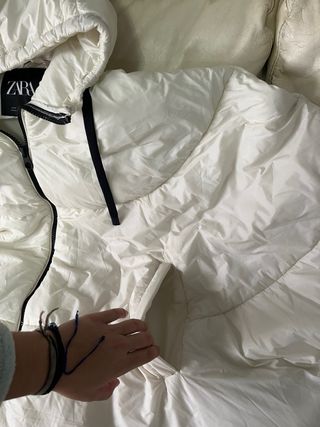 Abrigo Capa Talla M Mujer Zara