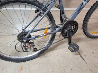 Bicicleta Btwin Urban Rider 24' Gris