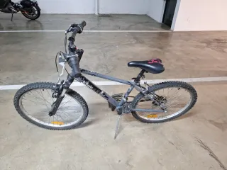 Bicicleta Btwin Urban Rider 24' Gris