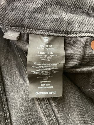 Pantalón vaquero de hombre de G-Star Raw (W33/L32)