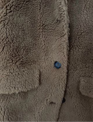 Casaco de pelo Zara castanho