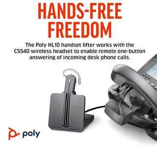 Auriculares inalámbricos Plantronics CS540 y HL10