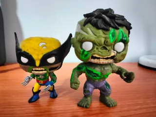 Lote 2 Funkos Marvel Zombies