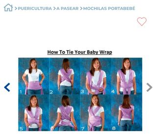 Fular portabebés Boba Wrap Lila