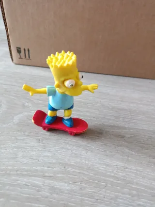 Figura Bart Simpson PVC con skate 1991