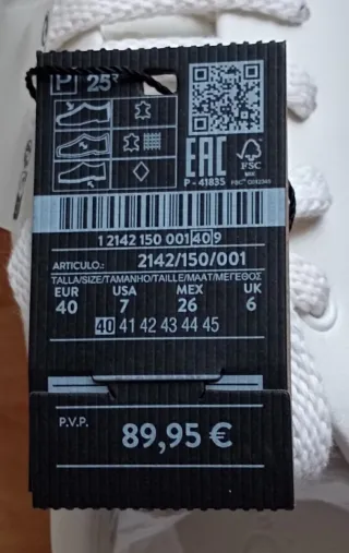 Zapatillas Massimo Dutti Piel Blancas.