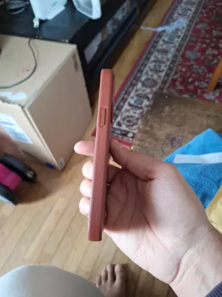 Funda iPhone 14 Pro Max Cuero  Roja.original